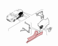 Alfa Romeo Skirting/Spoiler. Part Number 50547293