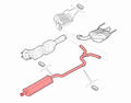 Alfa Romeo  Exhausts. Part Number 51750413